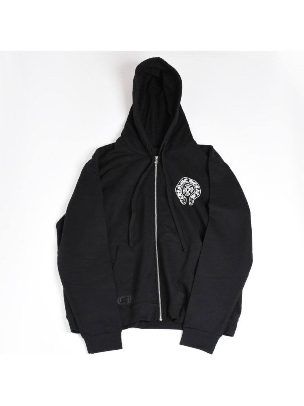 Chrome Hearts Osaka Limited Horseshoe Zip Up Hoodie Dagger Black XL